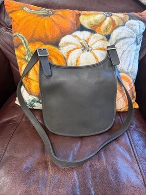 Coach Vintage gray Leather Crossbody Bag